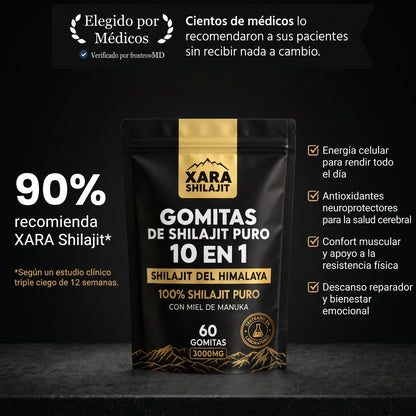XARA Shilajit Gomitas 10 en 1